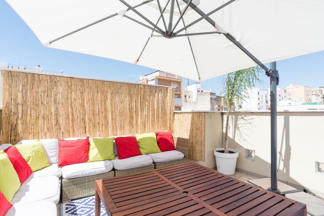 مالقة Ma1A-Apt With Rooftops With Palms Close To Old Town المظهر الخارجي الصورة